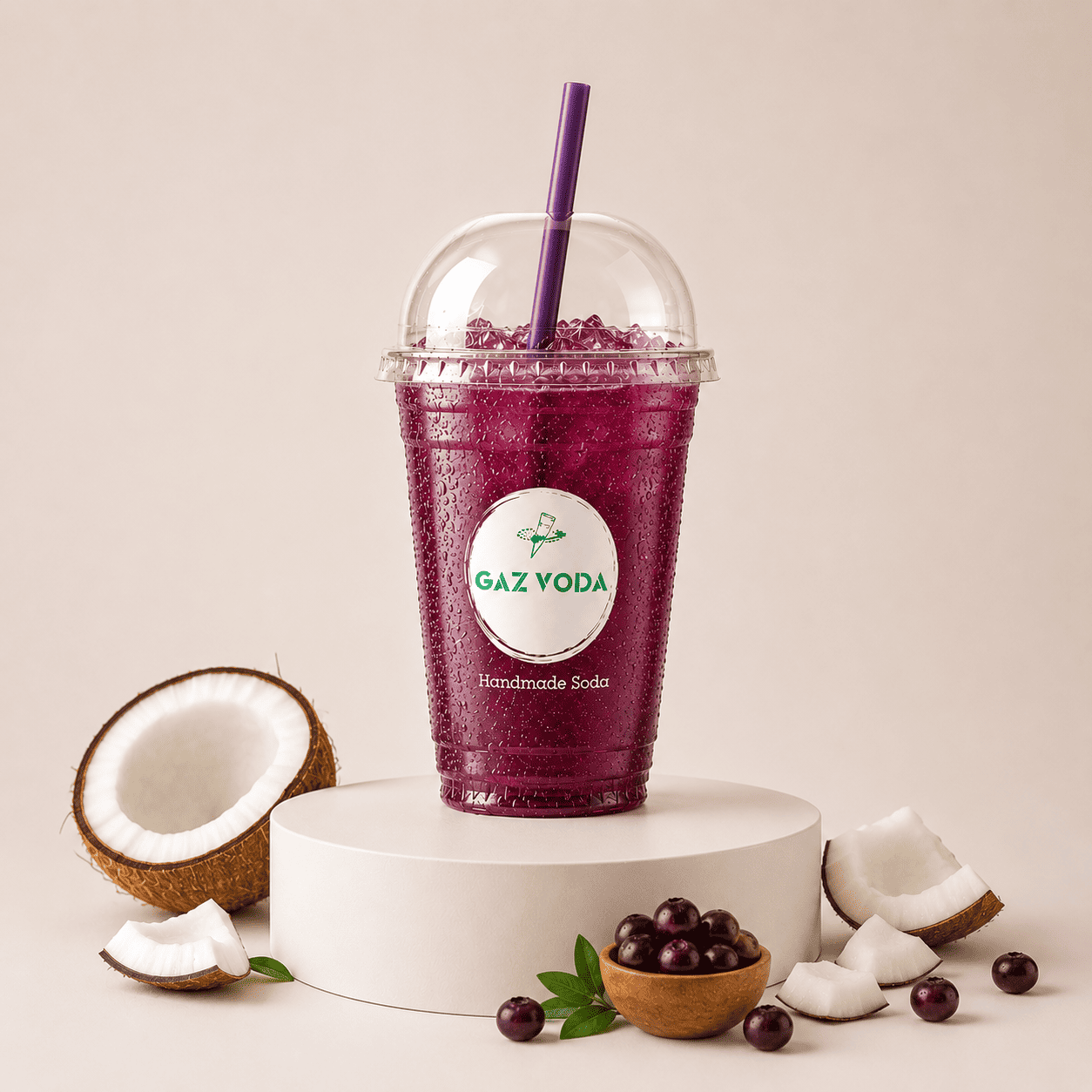 Coconut Açai Gazvoda